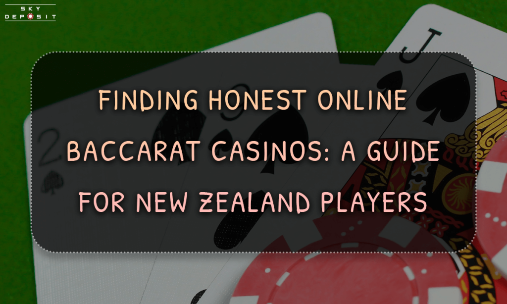 Finding Honest Online Baccarat Casinos A Guide for New Zealand Players