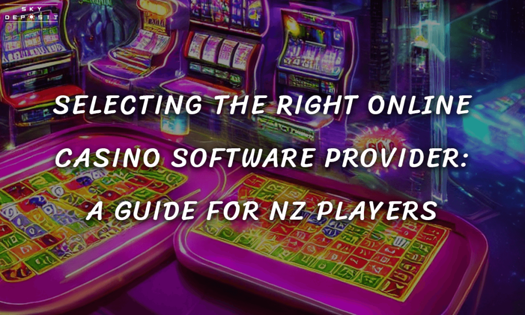 Selecting the Right Online Casino Software Provider A Guide for NZ Players