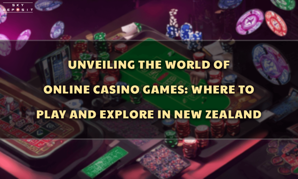Unveiling the World of Online Casino Games Where to Play and Explore in New Zealand