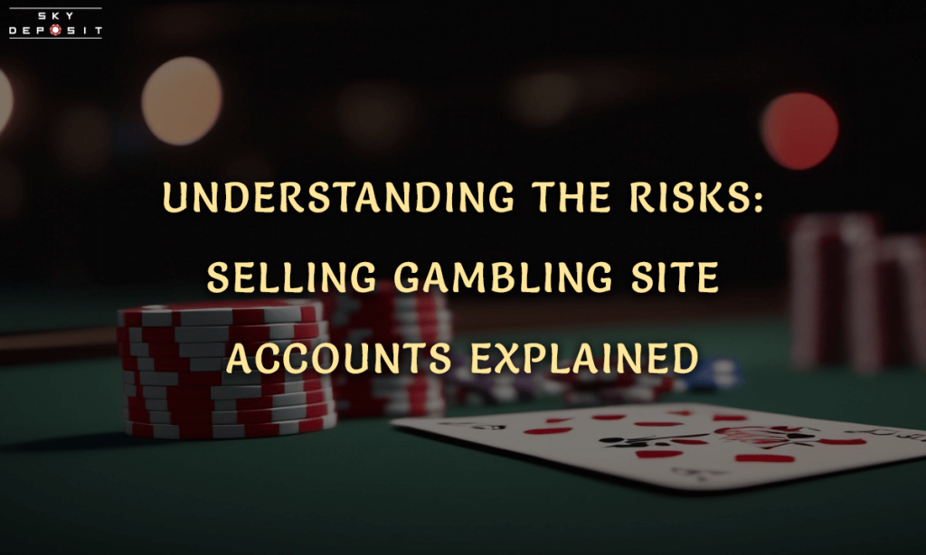 Understanding the Risks Selling Gambling Site Accounts Explained