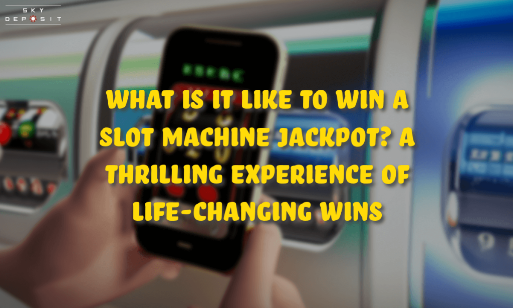 What Is It Like to Win a Slot Machine Jackpot A Thrilling Experience of Life-Changing Wins
